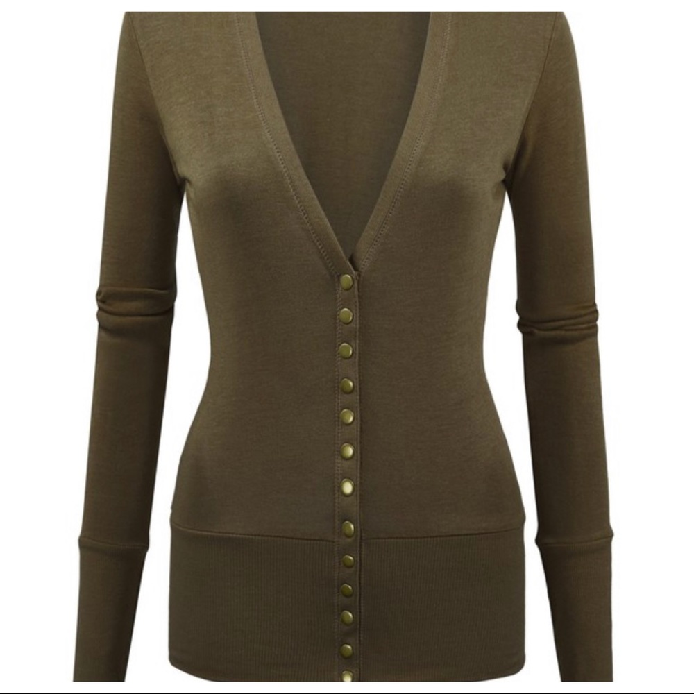 PERFECT CARDIGAN SNAP BUTTON CARDIGAN - Picture 3 of 3